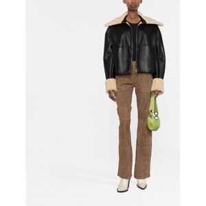 Zadig & Voltaire Tan Flare Trousers